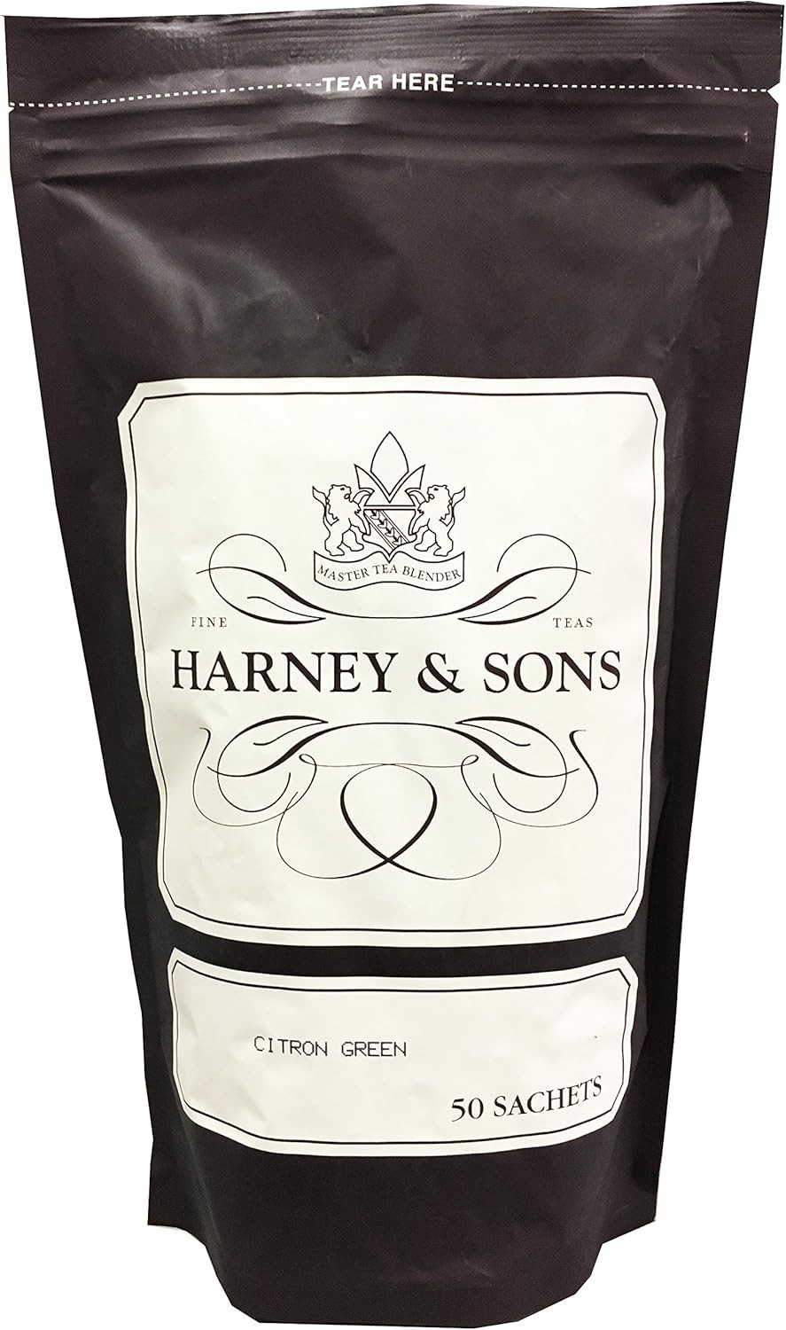 Fine Teas Green Tea, Citron Green, 50 Sachets