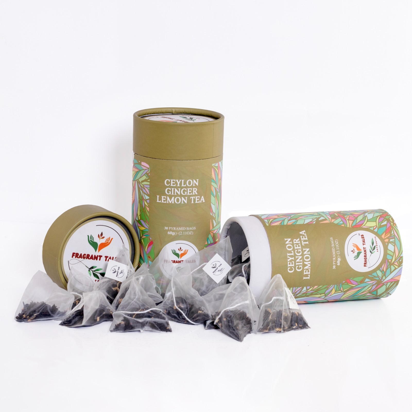 Premium Ceylon Black Tea (European Blend) | Subtle Ginger Lemon Infusion | 60g