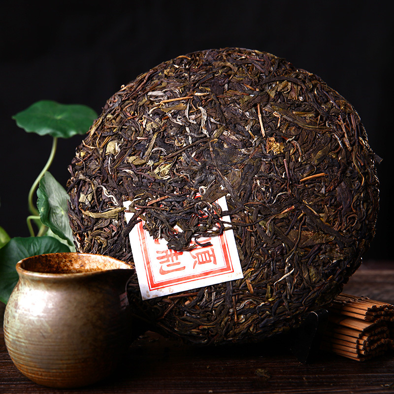 357g Organic Yunnan Puerh Tea Cake Sheng Menghai Green Natural Herbal Detox
