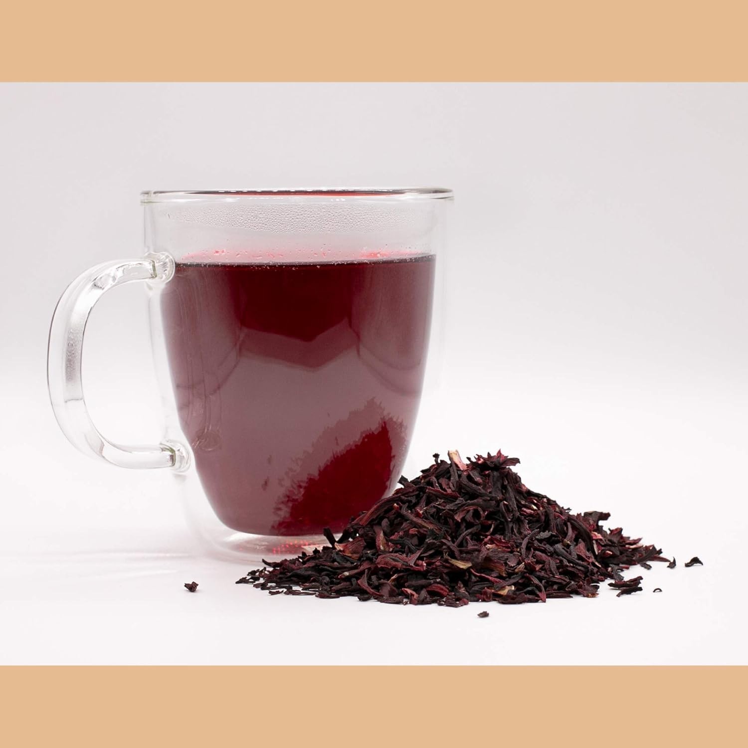 16oz Hibiscus Tea – Cut & Sifted Flor de Jamaica in Resealable Pouch