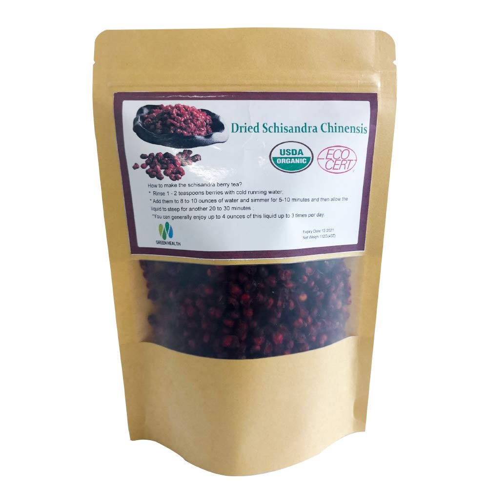 Premium Organic Dried Schisandra Berries – Bulk Herbs Schisandra Chinensis Tea