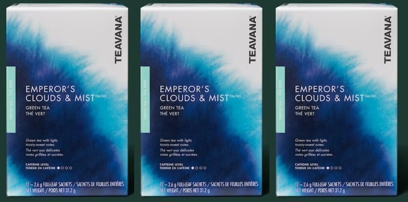 FRESH STOCK Starbucks Teavana Tea Emperor’s Clouds & Mist 3 boxes 36 Sachets
