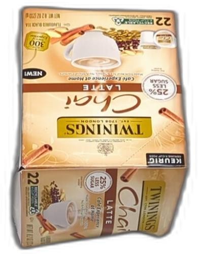 Twinings Chai Latte Black Tea Single Serve K-cup Pods For Keurig, 22 Count (pack