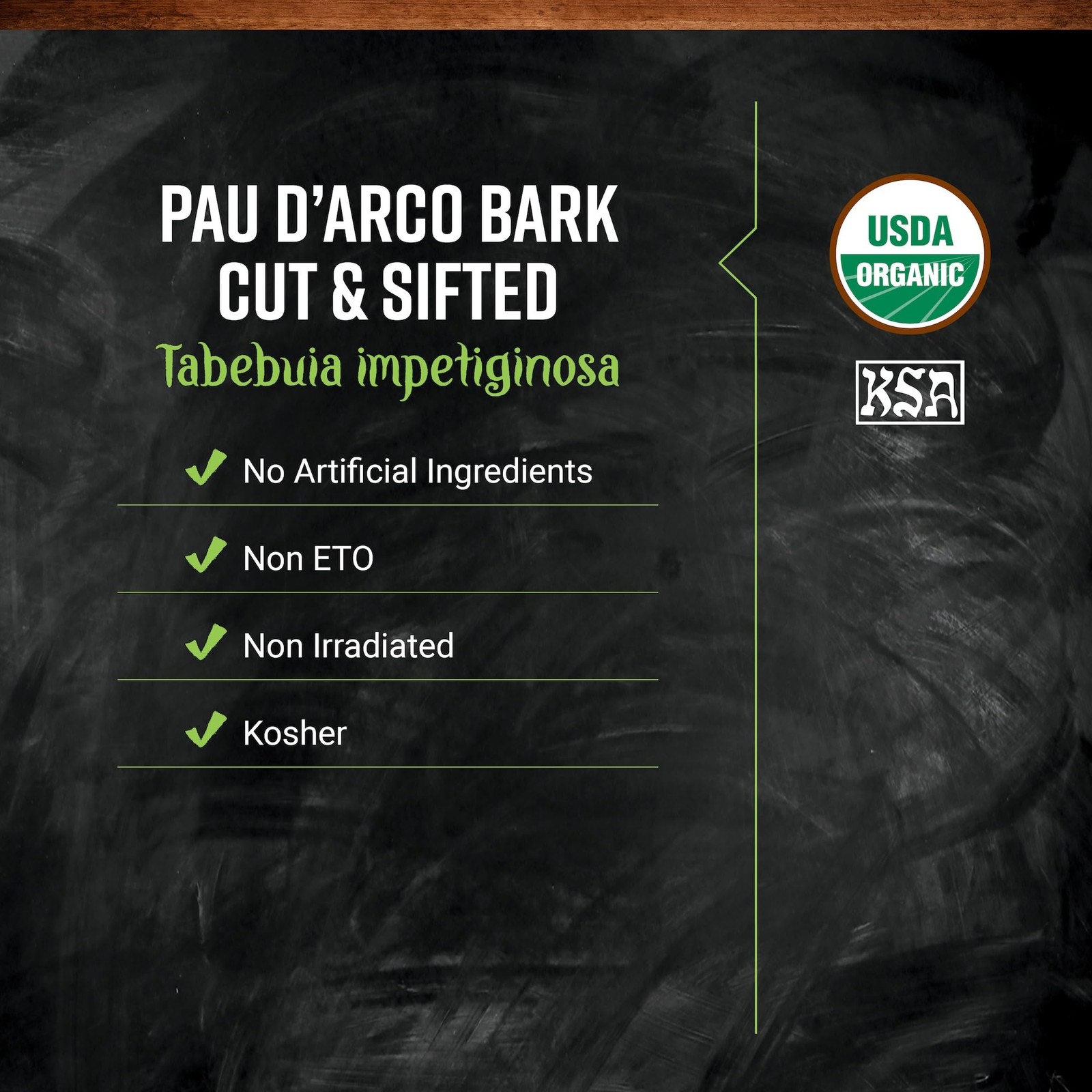 Frontier Co-op Pau d’Arco Bark, Cut & Sifted, 16 Ounce (Pack of 1), No Color