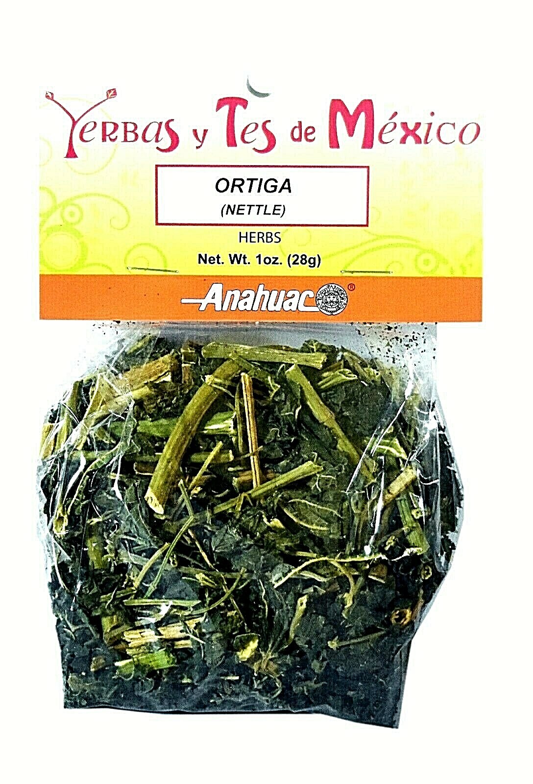 ANAHUAC ORTIGA NETTLE HERBS HIERBAS MEXICANAS Net Wt 1 oz (28g)