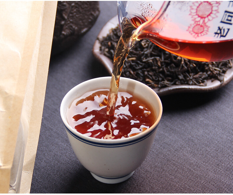 2021 YUNNAN LAOTONGZHI PU’ER TEA Loose Puer Tea Ripe 3rd Grade Haiwan Tea 500g