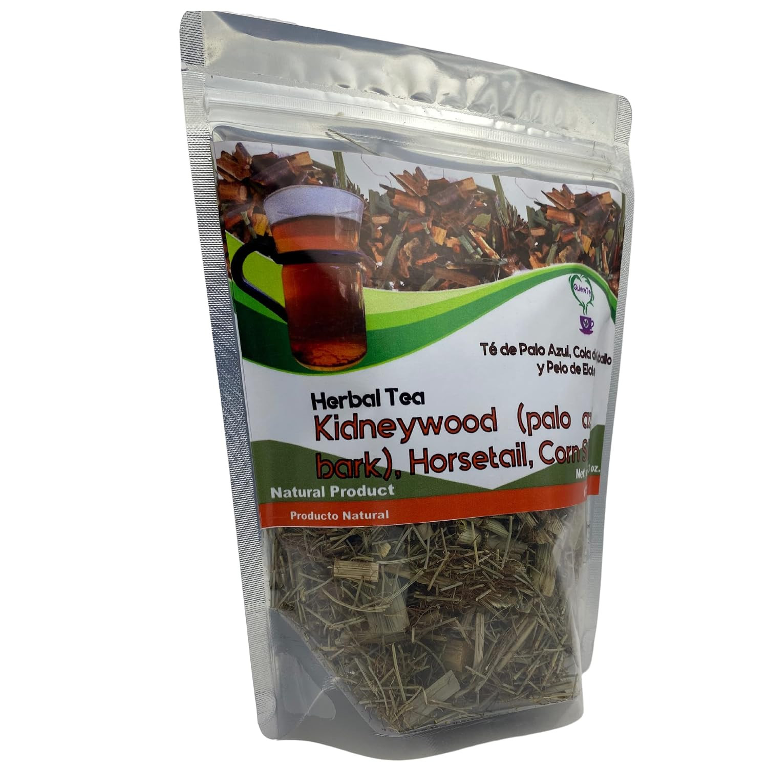 Palo Azul Tea, Kidneywood, Horsetail, Corn Silk, , 5.3 Oz (150 Grams), up to 100