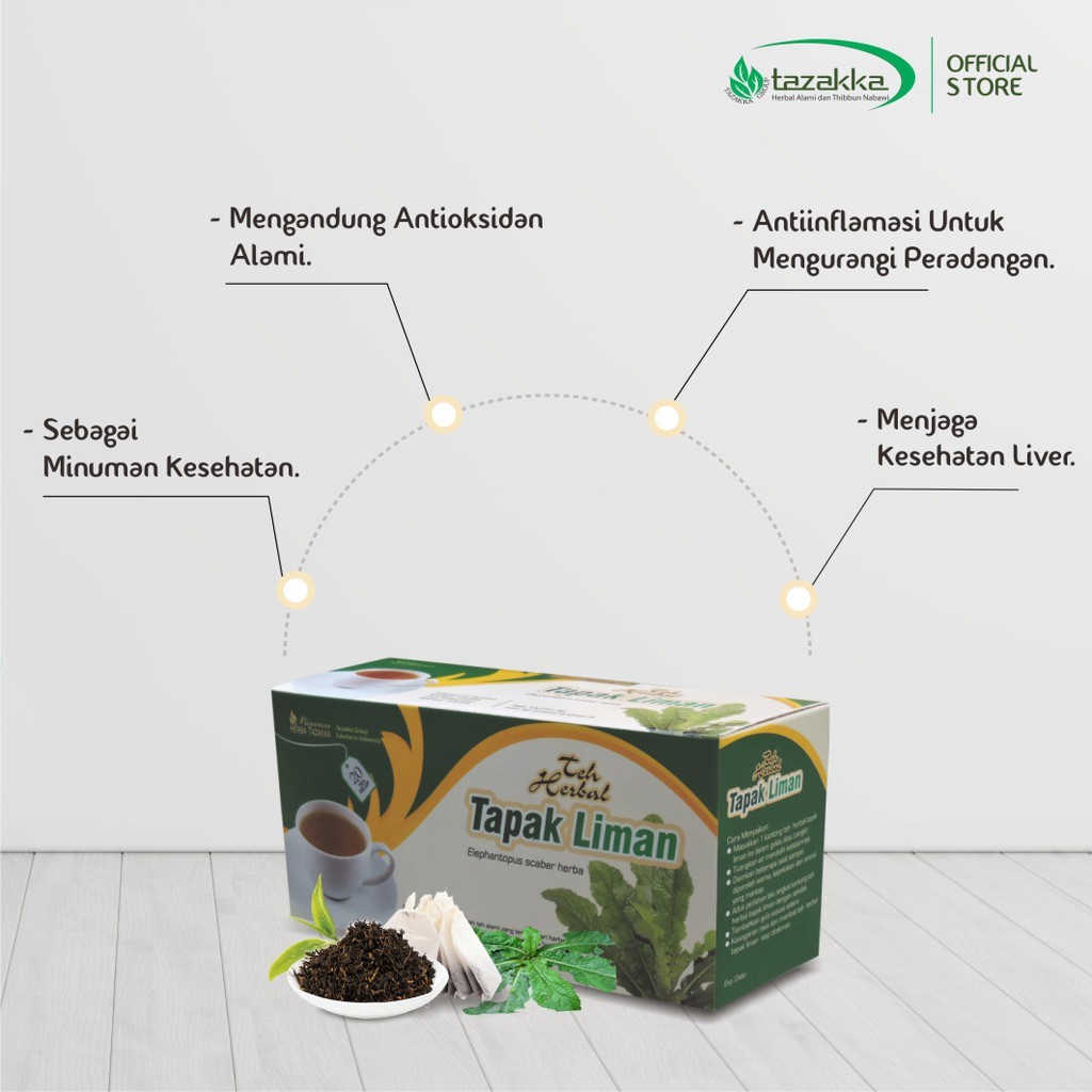 3x tapak liman herbal tea bags 3x40g (120g total) aroma ritual heritage