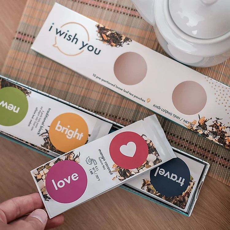 Teapins I Wish You Gift Set Tea Collection 50g Gift Box (5g x 10 Tea Bags)