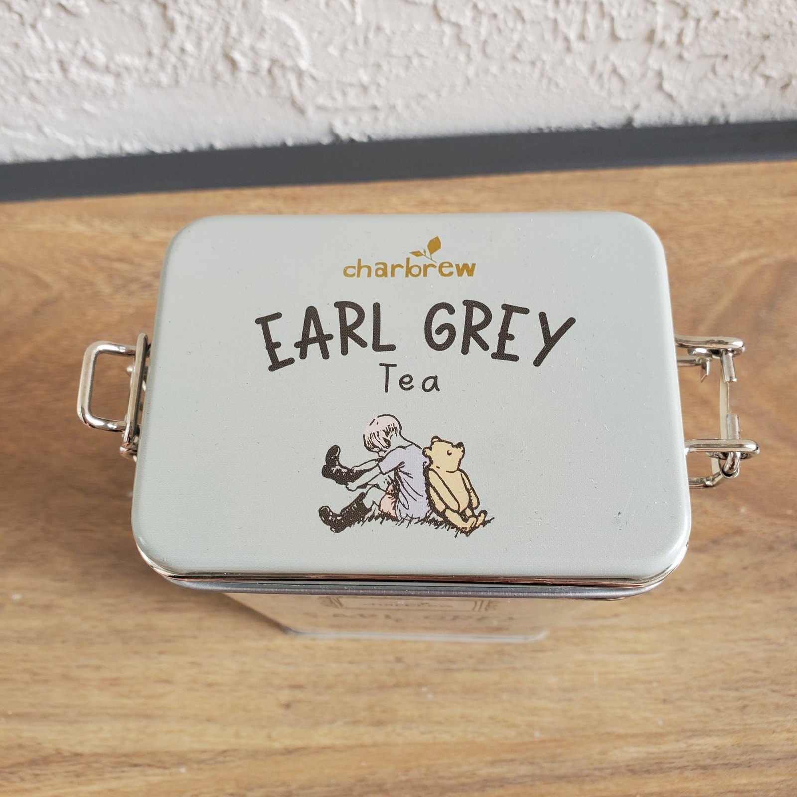 Charbrew Winnie the Pooh Earl Grey Tea Tin 60 Tea Bags 120g Collectible Canister