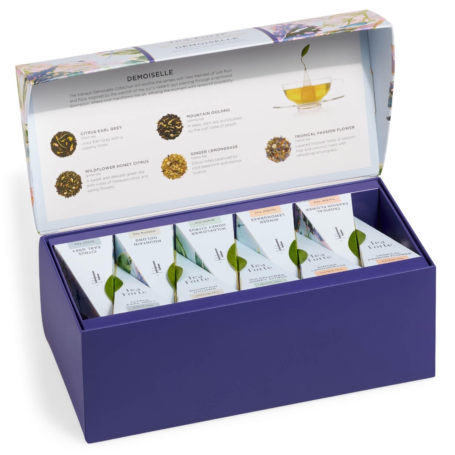 Tea Forte Premium Presentation Box Gift Set Sampler, 20 Count, Assorted Blends
