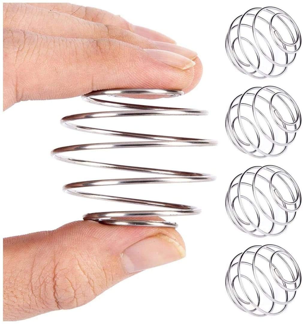 Bodundirect 304 Stainless Steel Shaker Ball Wire 4 Count (Pack of 1), Silver
