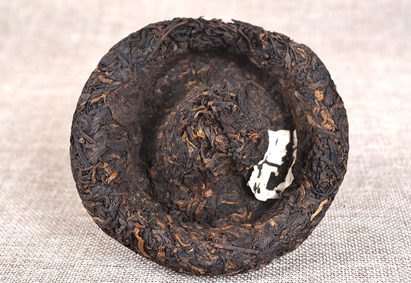 2012 Xiaguan Tuo Tea FT Baoyan Tight Tea Mushroom Tuocha Cooked Tea 250g Ripe