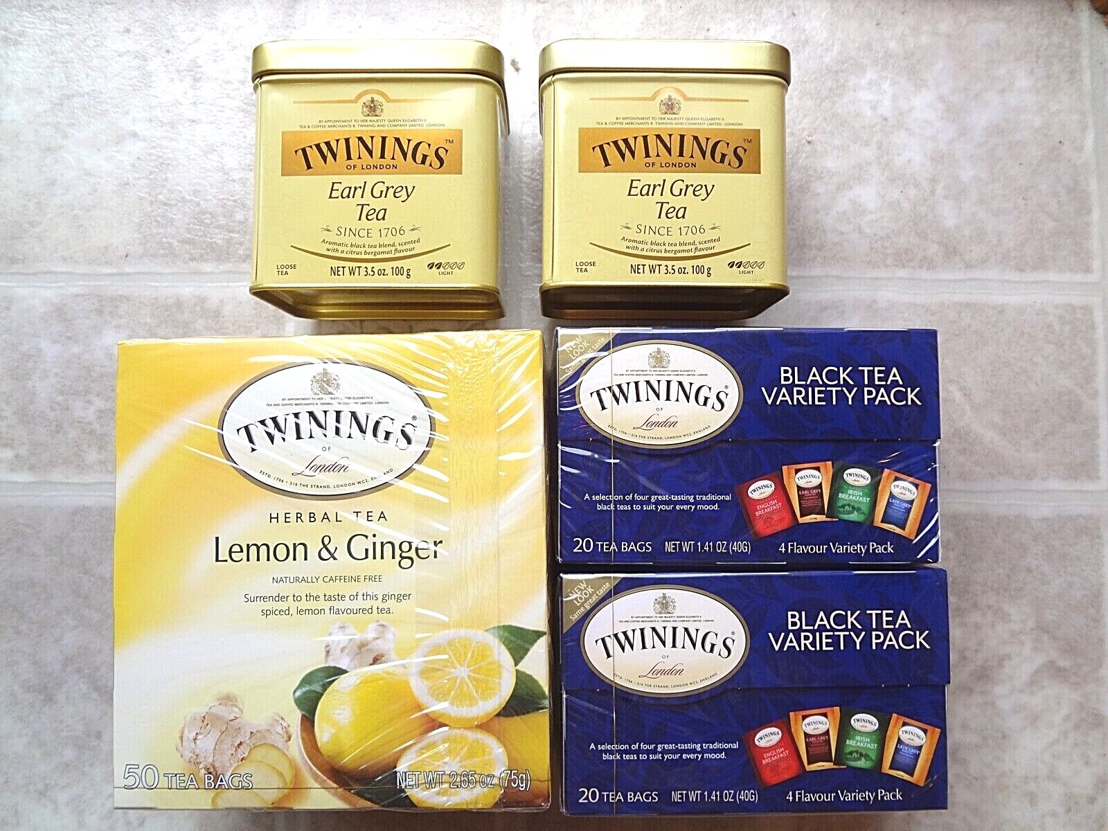 Assorted Twinings Tea Set (New) Free Shipping
