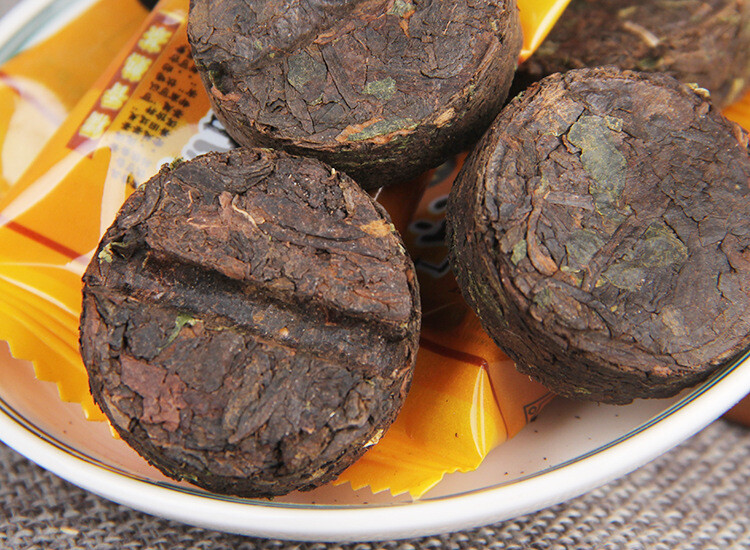 Yunnan Sticky Rice Pu Erh Tea (Nuo Mi Xiang Cha) Ripe Pu’er Puer Mini Cake 500g