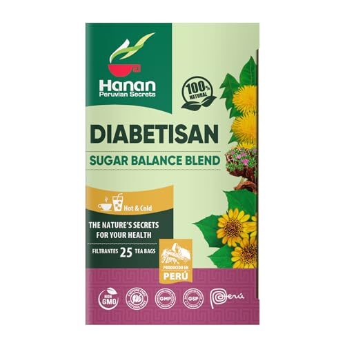 Hanan Peruvian Secrets Deabetisan Herbal Tea | 100% Natural Sugar Balance Blend