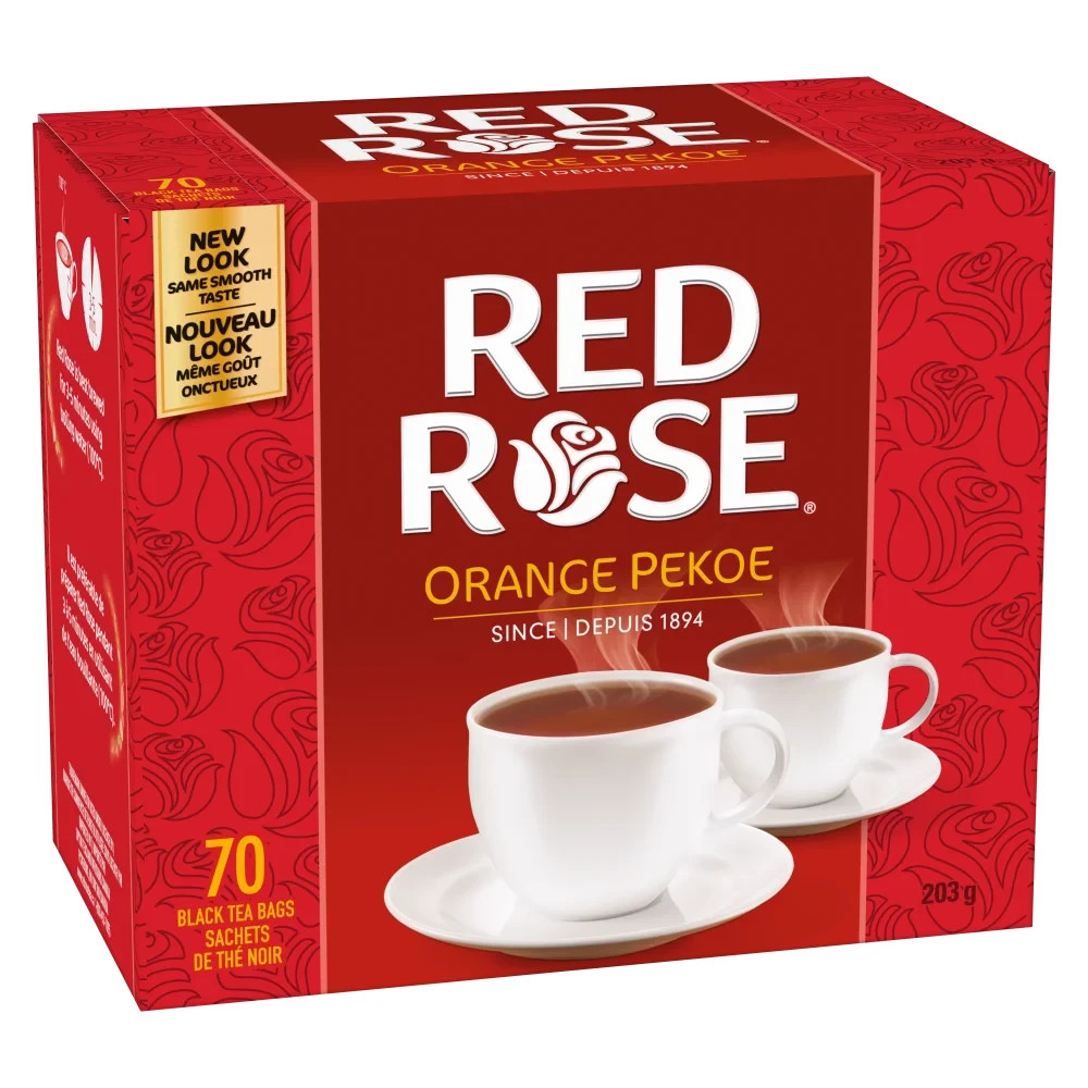 Red Rose Tea Orange Pekoe 72 Count – Fresh from Canada