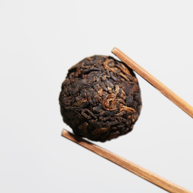 70g Daxueshan Pu’er Tea Ripe Tea Spherical Tea Yunnan Lincang Ancient Tree Tea