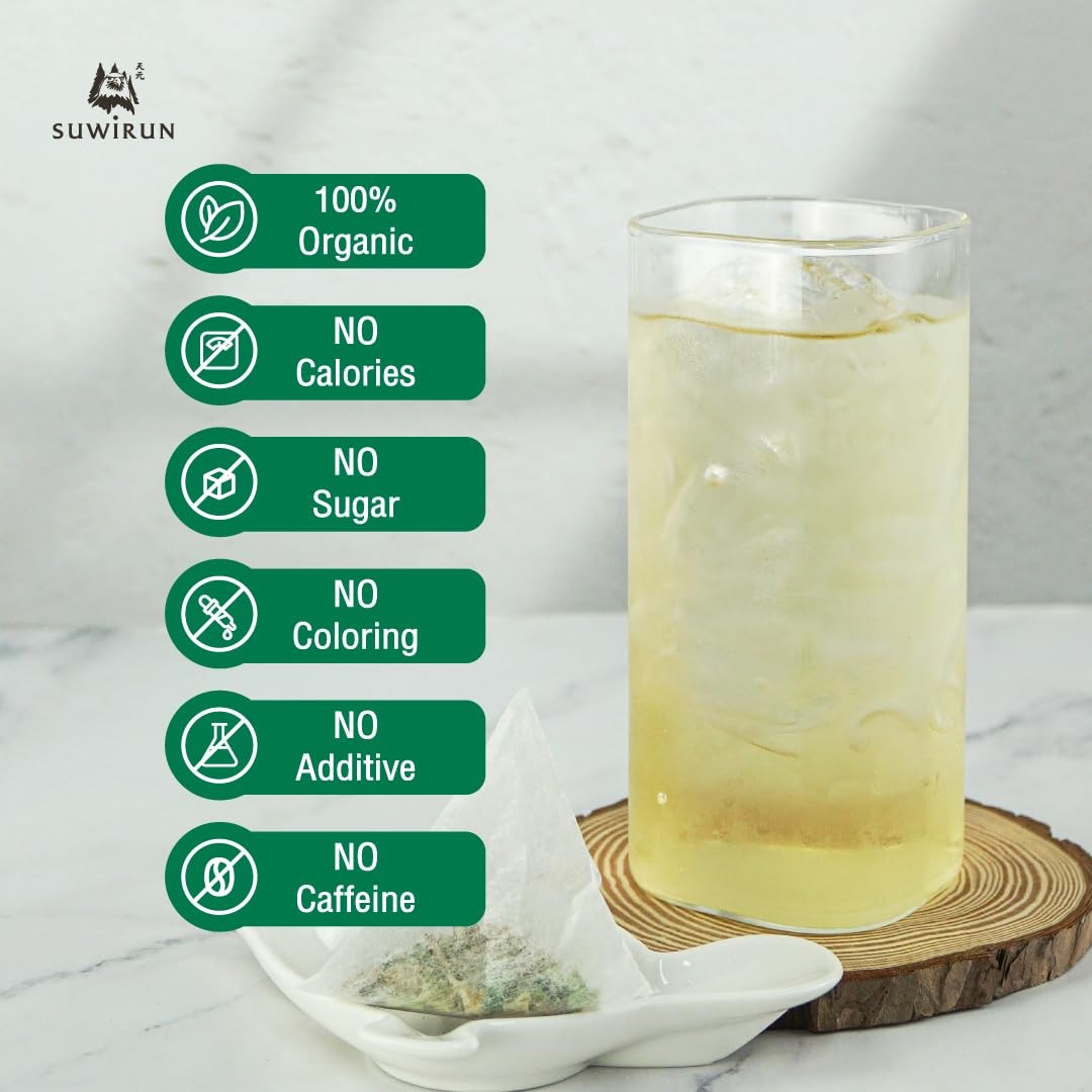 Organic Lemongrass & Pandan Tea 25 Bags – Product of Thailand – Aromatic Thai…