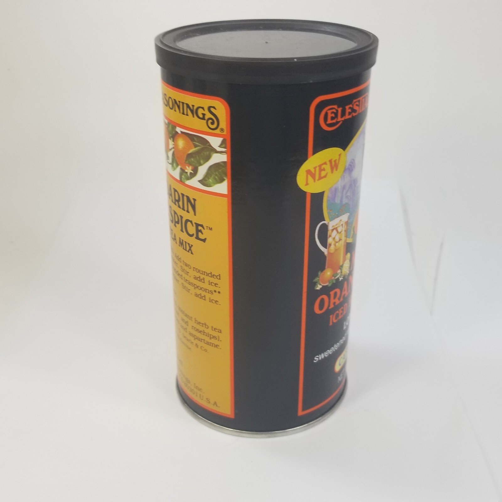 Vintage Celestial Seasonings Mandarin Orange Spice Iced Herb Tea Mix 1984 1980s
