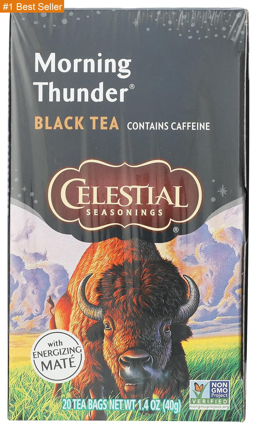 Celestial Seasonings Morning Thunder Tea, 20 Ct