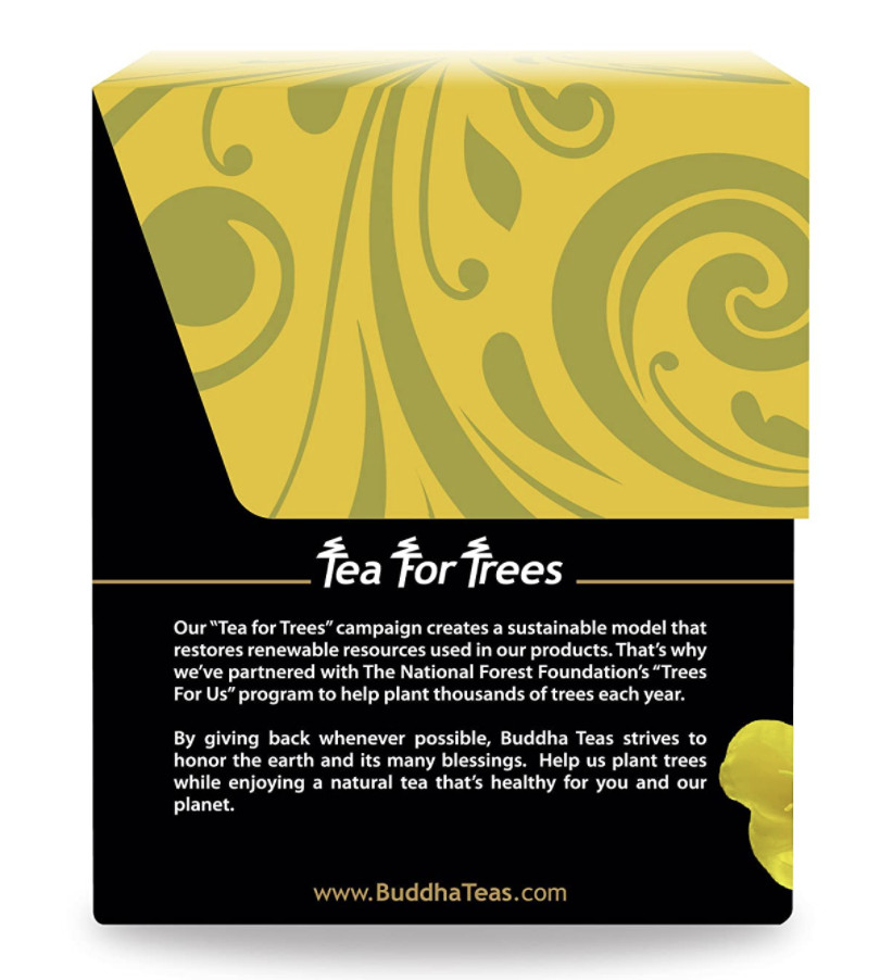 Buddha Teas Organic Mullein Leaf Tea 18 Bag Kosher Caffeine Free