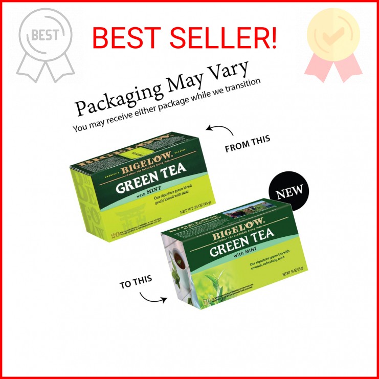 Bigelow Tea Green Tea with Mint, 20 ct