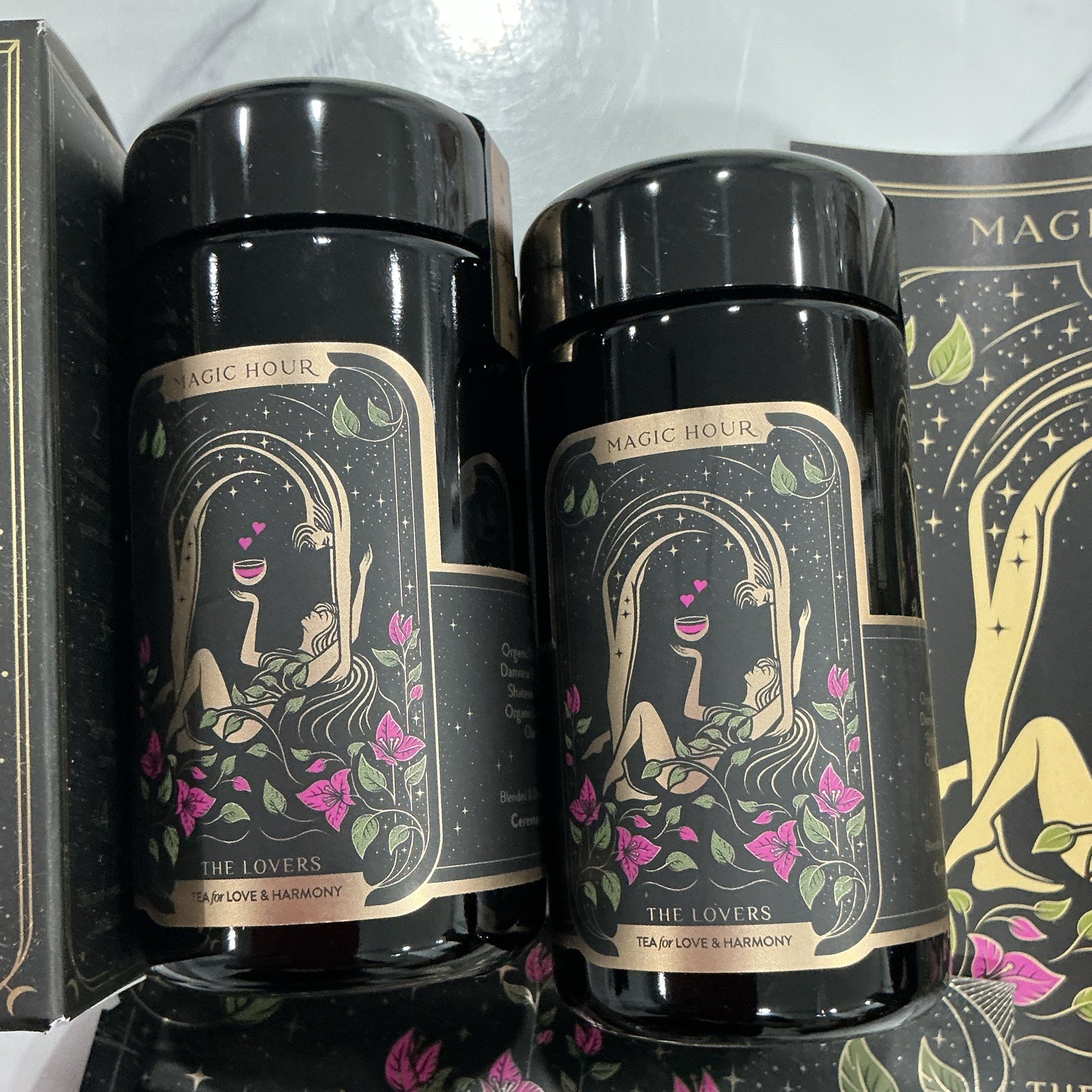 Magic Hour The Lovers Organic Herbal Loose Leaf Tea, Cherry Vanilla, 1 oz