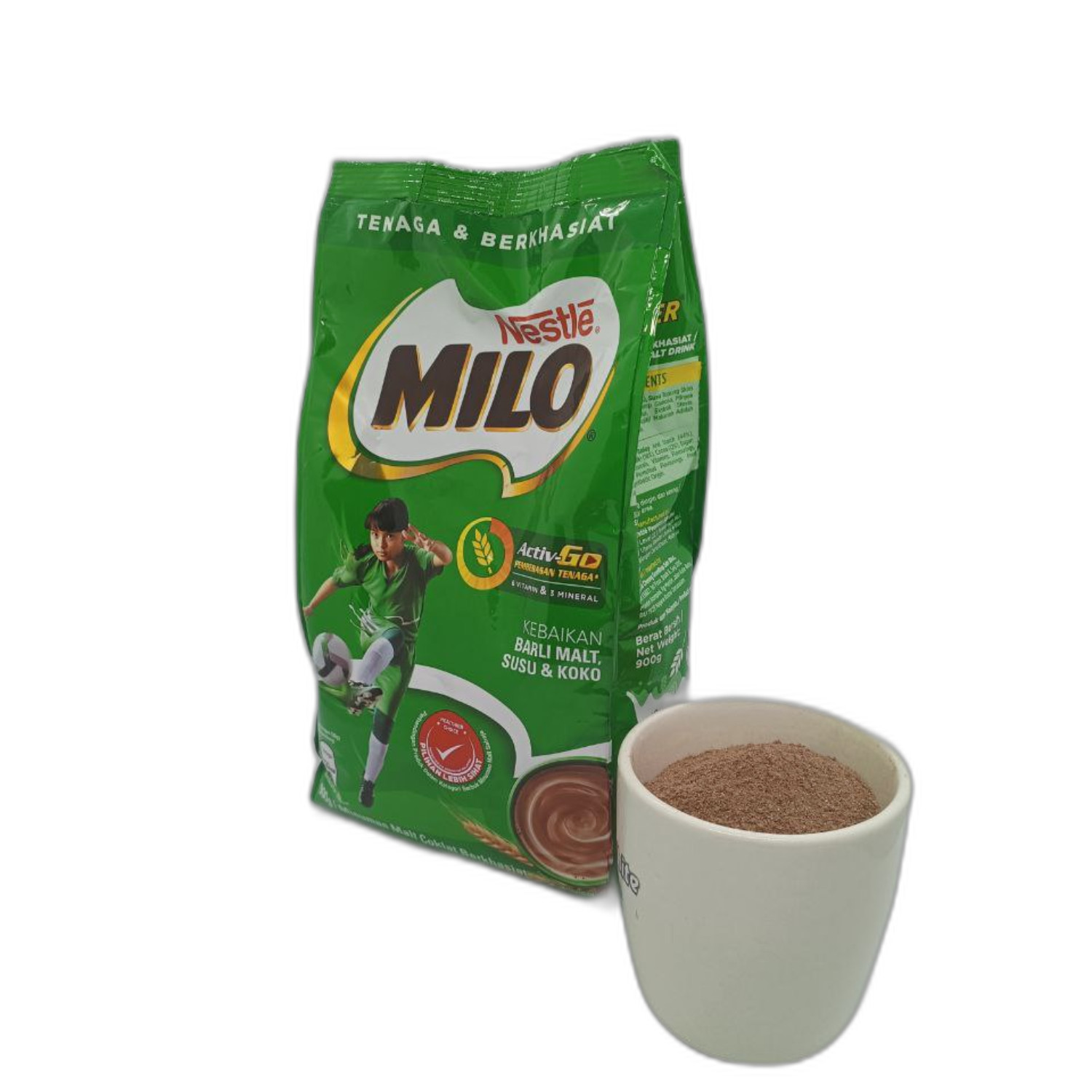 2pack x 900g Nestle MILO Chocolate Malt Powder Drink Malaysia HALAL Certificate