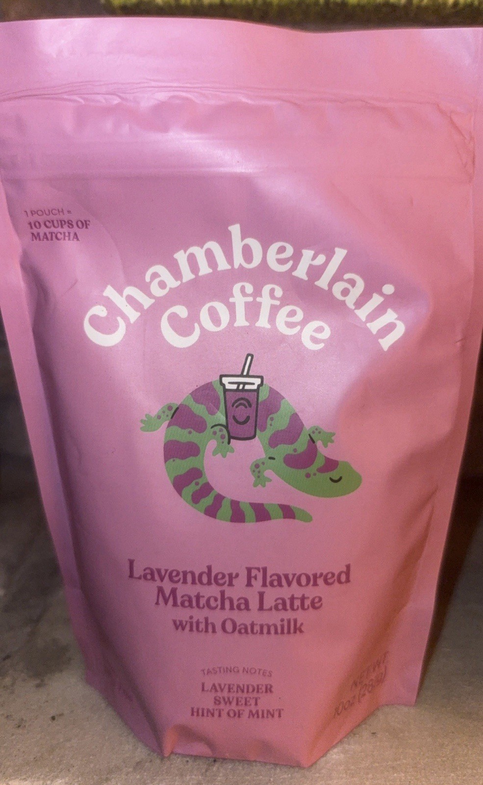 Chamberlain Coffee Blue Matcha Latte With Oat Milk 10oz Pouch Vegan Dairy Free