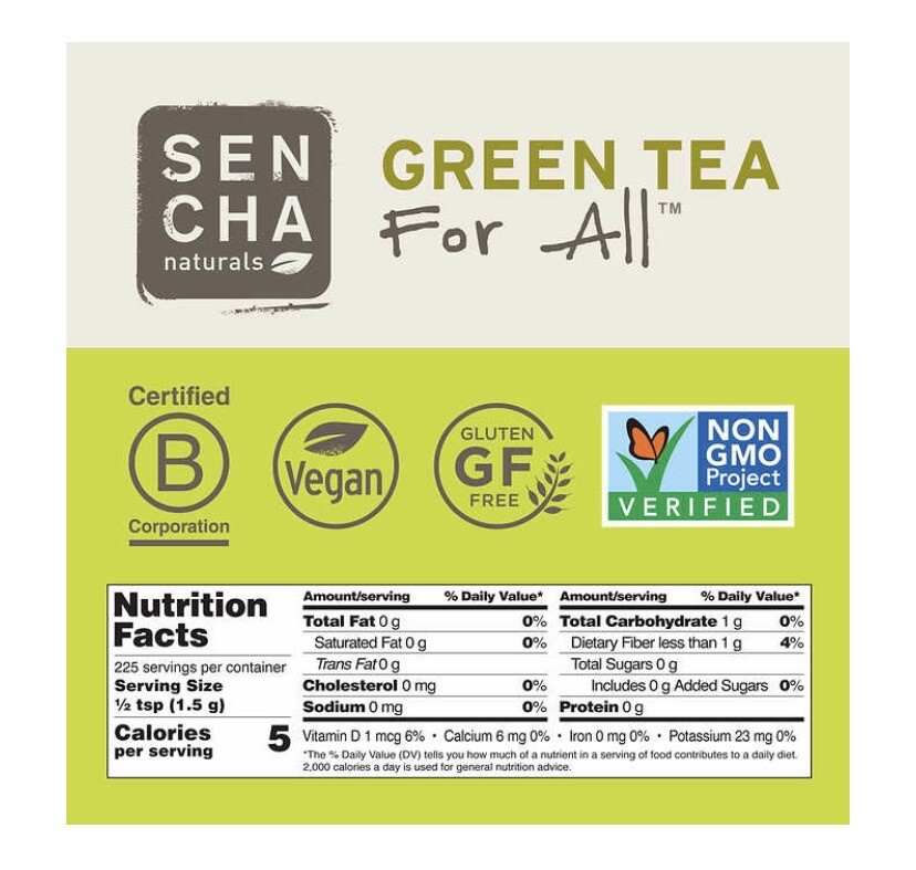 Sencha Naturals Everyday Matcha Japanese Green Tea Powder 12oz / 340g Good Deal