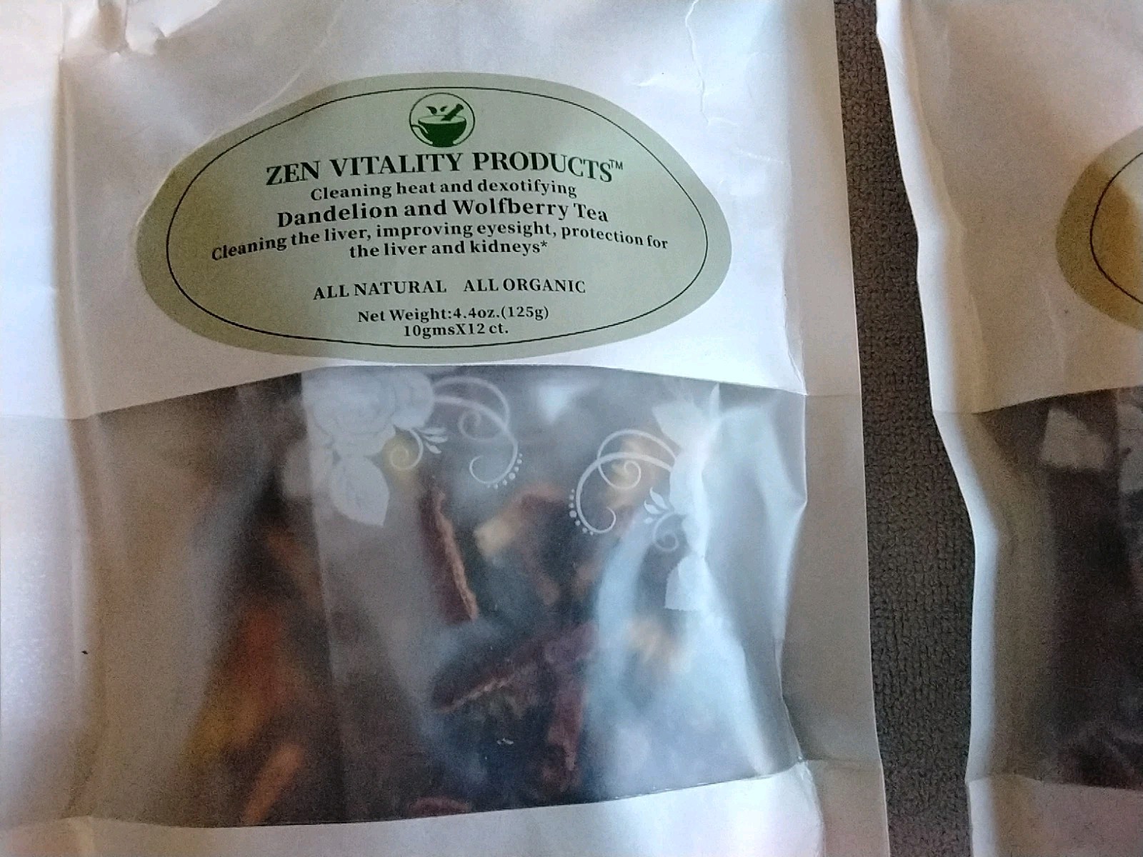 Dandelion & Wolfberry Tea -Kidneys,Liver Herbal Tea Mix Blend for Detox 3 Bags