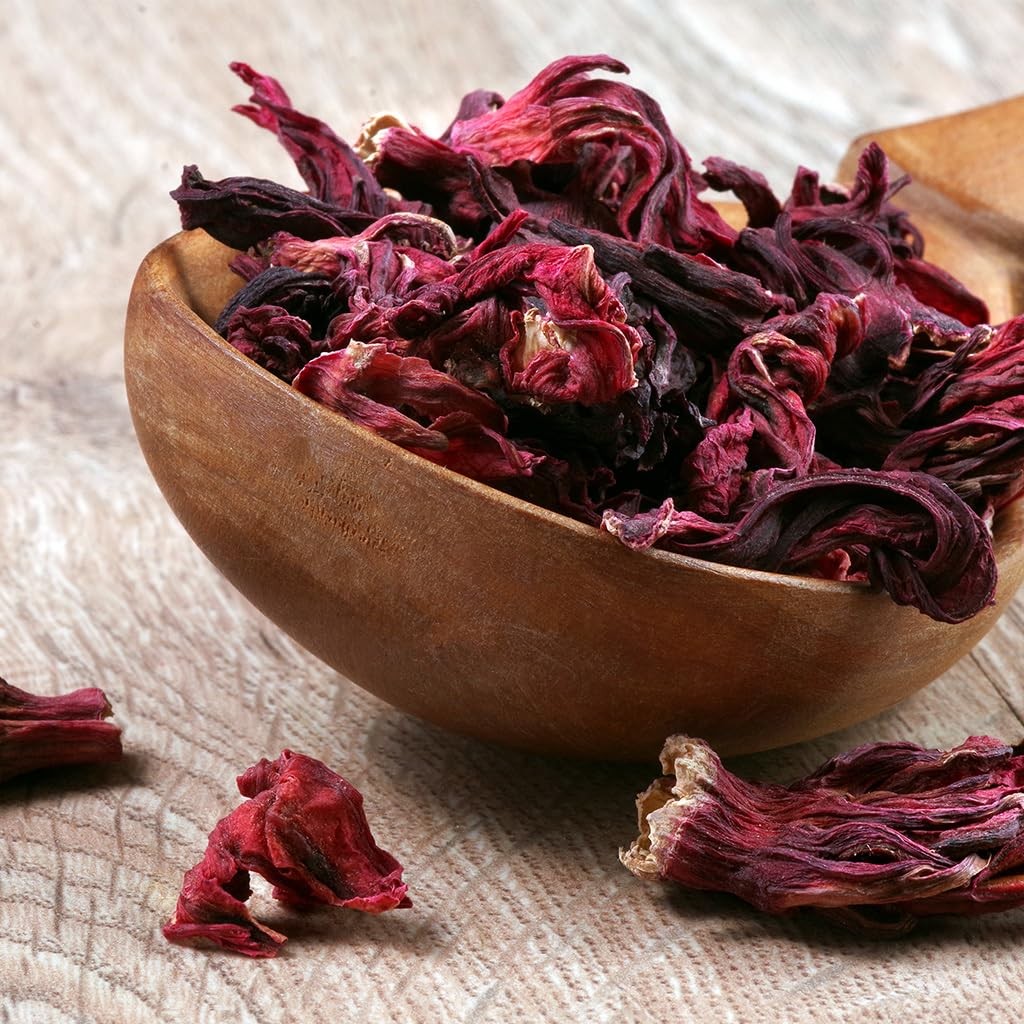 1lb Dried Whole Hibiscus Flowers and Petals, Flor de Jamaica, Sorrel Flower, …