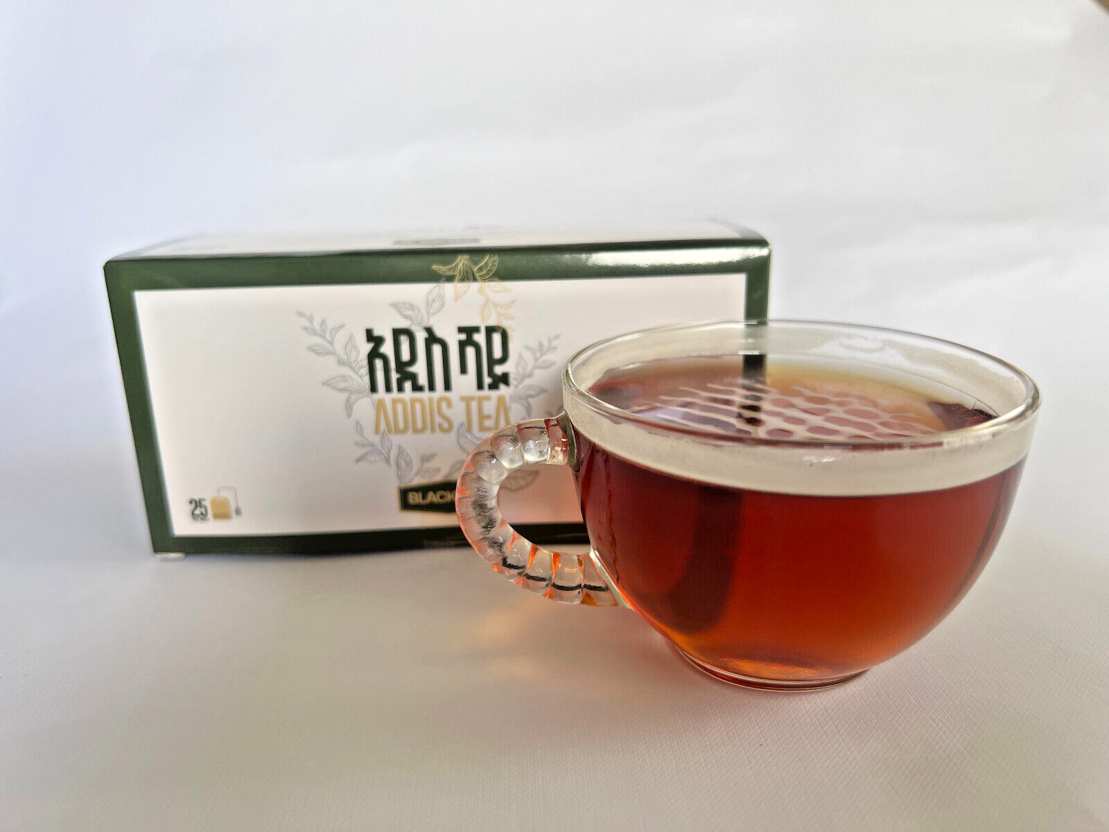 Addis Tea, Addis Shay Ethiopian Organic Tea 25 Bags African Authentic Blend Chai