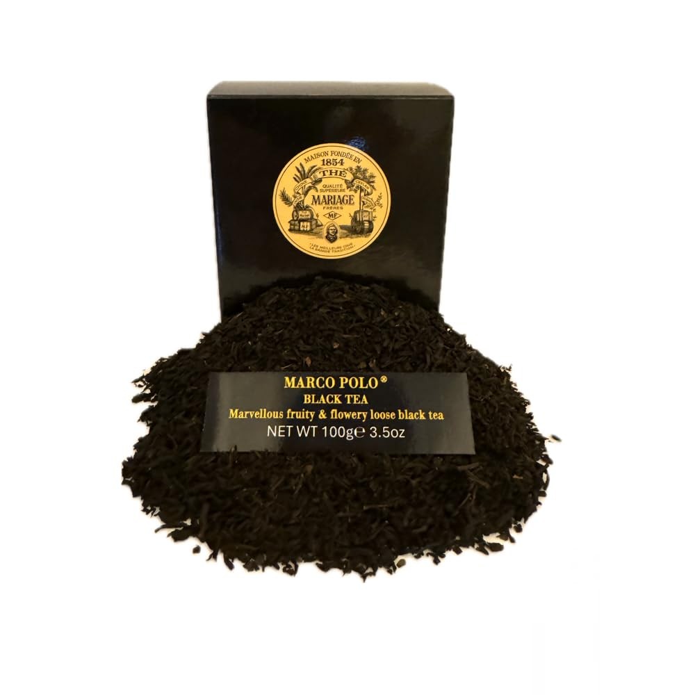 Mariage Freres Marco Polo Blend Loose Leaf Black Tea 3.5Oz Elegant Canister