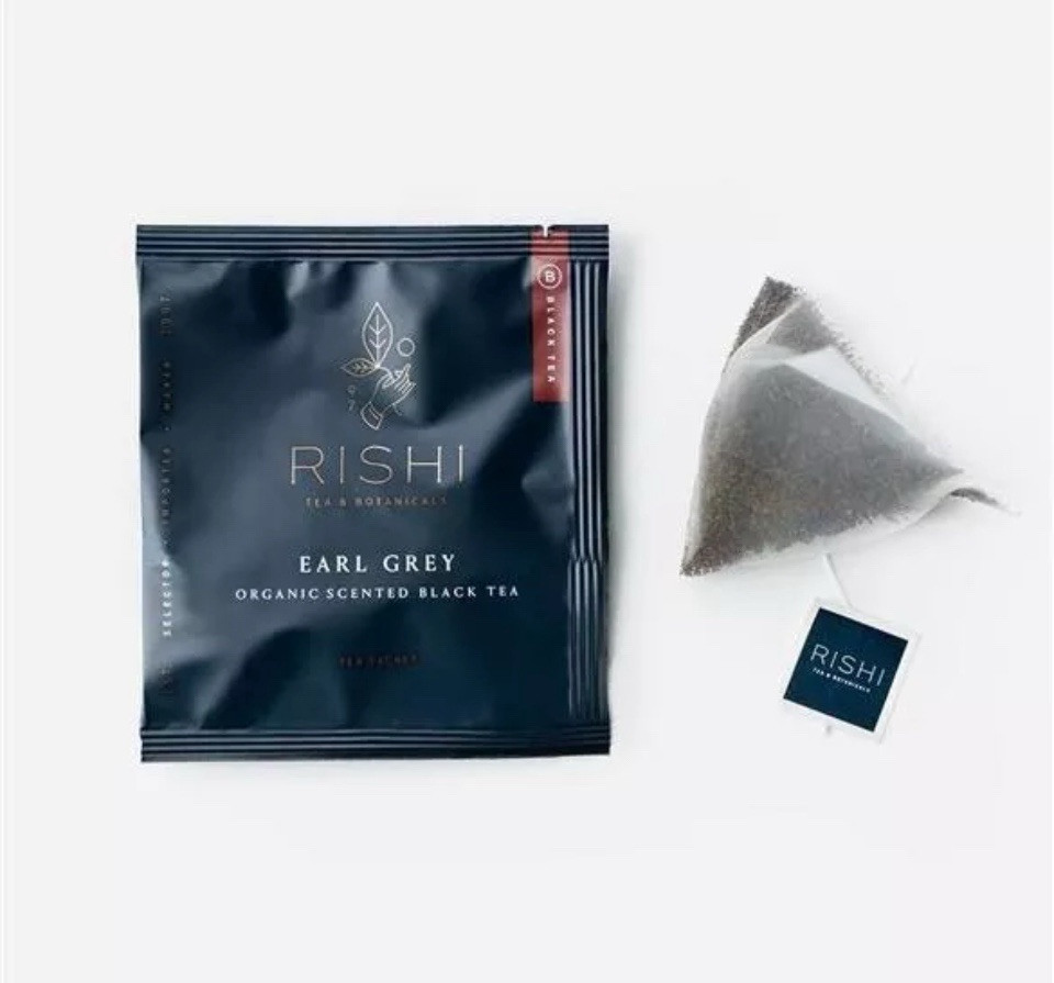 6 Pack Case Rishi Tea Earl Grey Tea – 15 sachets Per Box 90 Total BEST BY 06/26