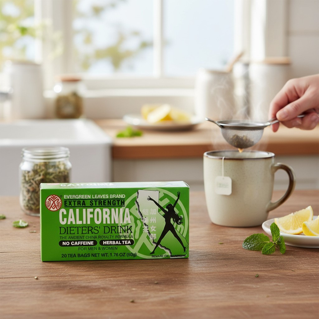 California Dieter’S Drink Extra Strength Tea, 20 Count (Pack of 6)