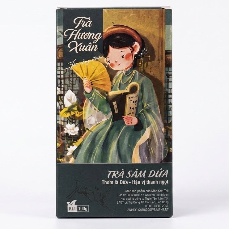 Green Tea Natural Pandan Aroma 3.53 oz 100g sweet aftertaste