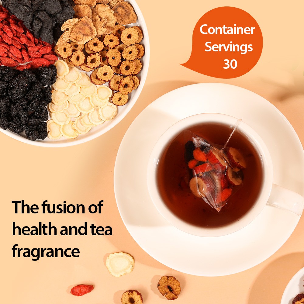 Ginseng Five treasure tea , Kidney tea ,liver tea , red date kidney health
