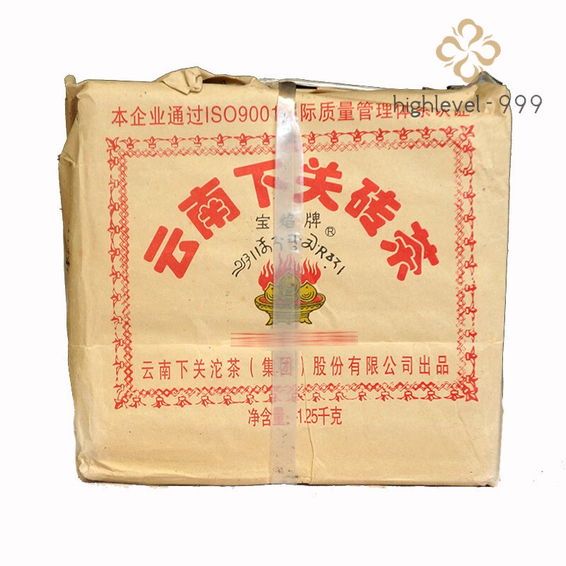 1250g Yunnan 2007 Xiaguan Ancient Tree Mellow Aroma Pu’er Tea Tea Raw Tea Brick