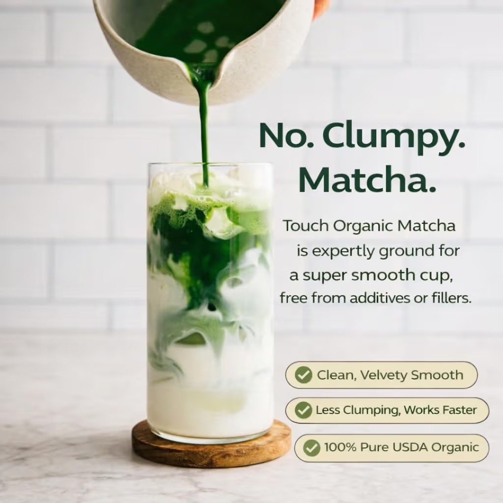 Touch Organic Matcha Green Tea Powder 150g USDA Organic ECOCERT