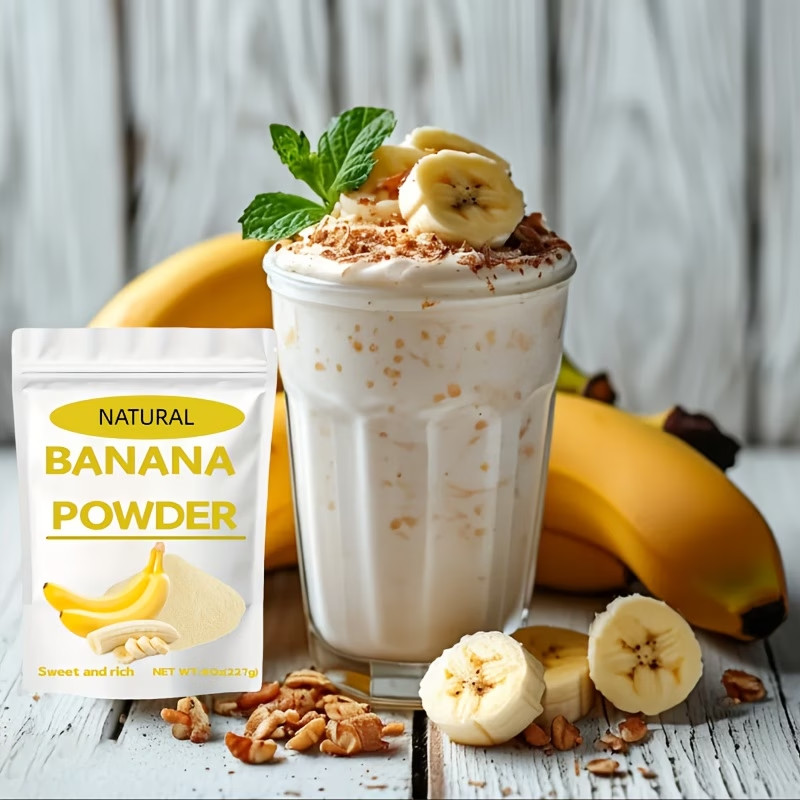 Natural Banana Powder Sugar-Free Additive Free Gluten Free No Artificial Flavors
