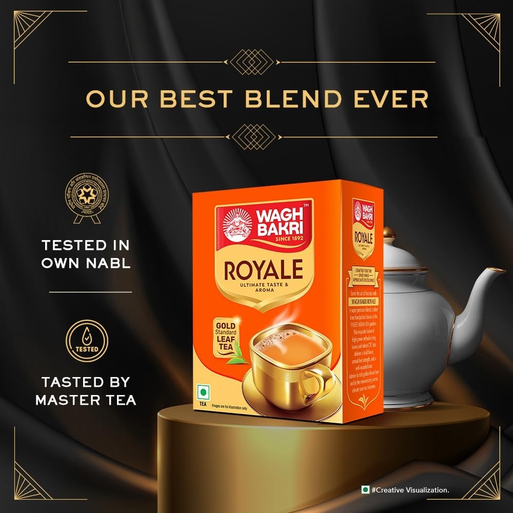 Wagh Bakri Royale Ultimate Taste & Aroma Gold Standard Leaf Tea, 450g