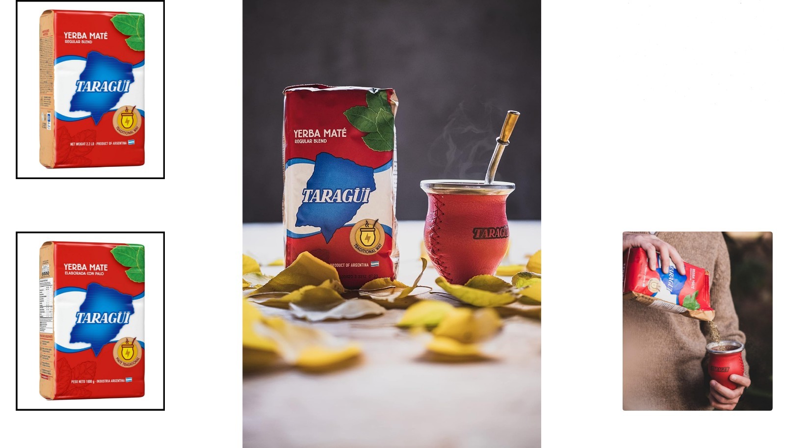 Taragui Yerba Mate 2.2 lbs with Stems – Low Caffeine, High Vitality