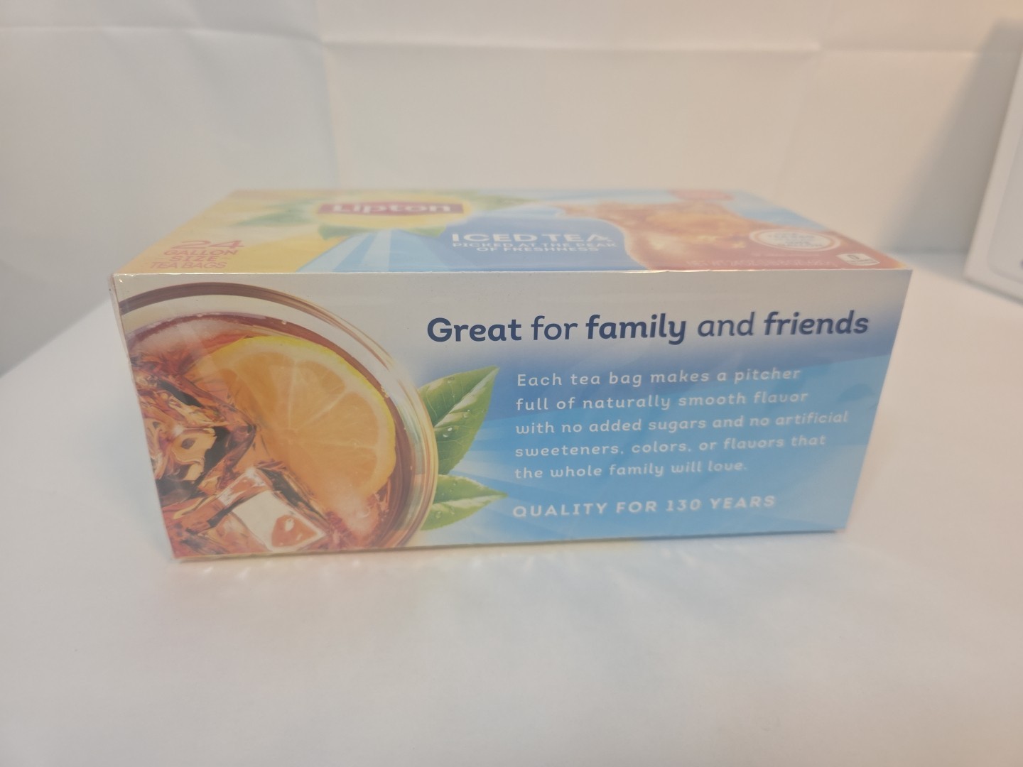 Lipton Iced Tea Bags Gallon Size 24 Total Tea Bags Sealed EXP 6/2028
