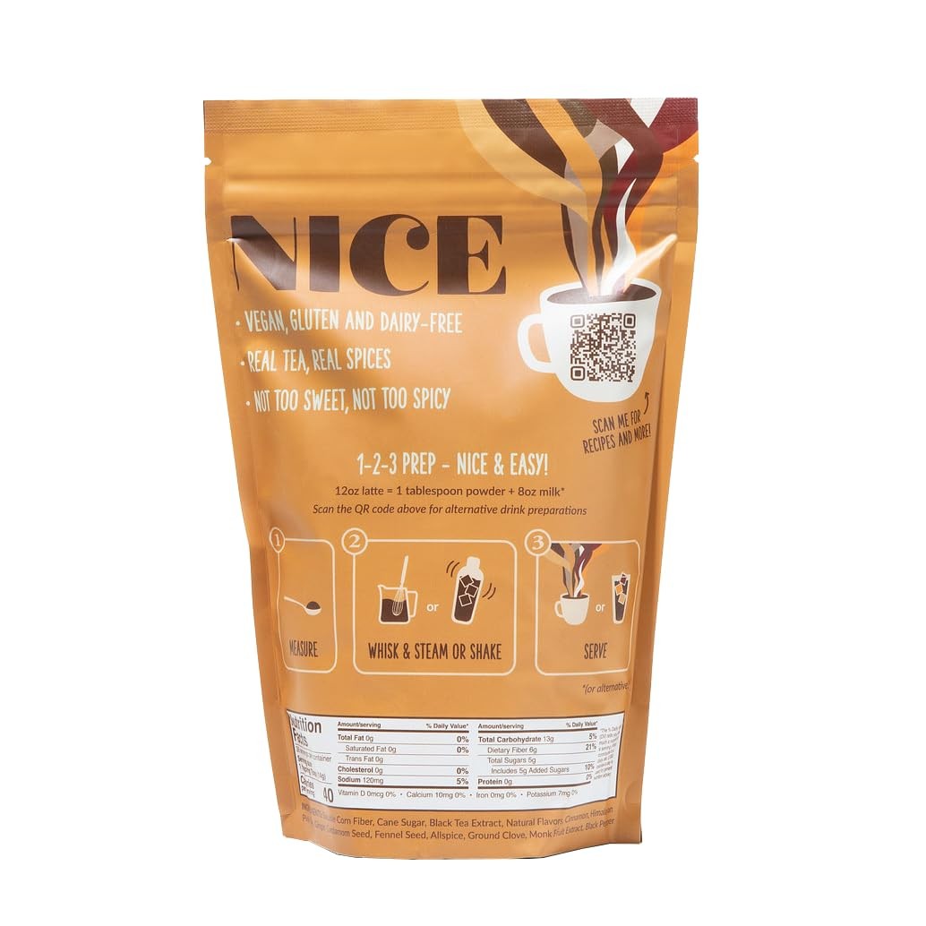 Two Leaves and a Bud Chai Tea Latte Mix, Powdered Serve 1.1 Lb