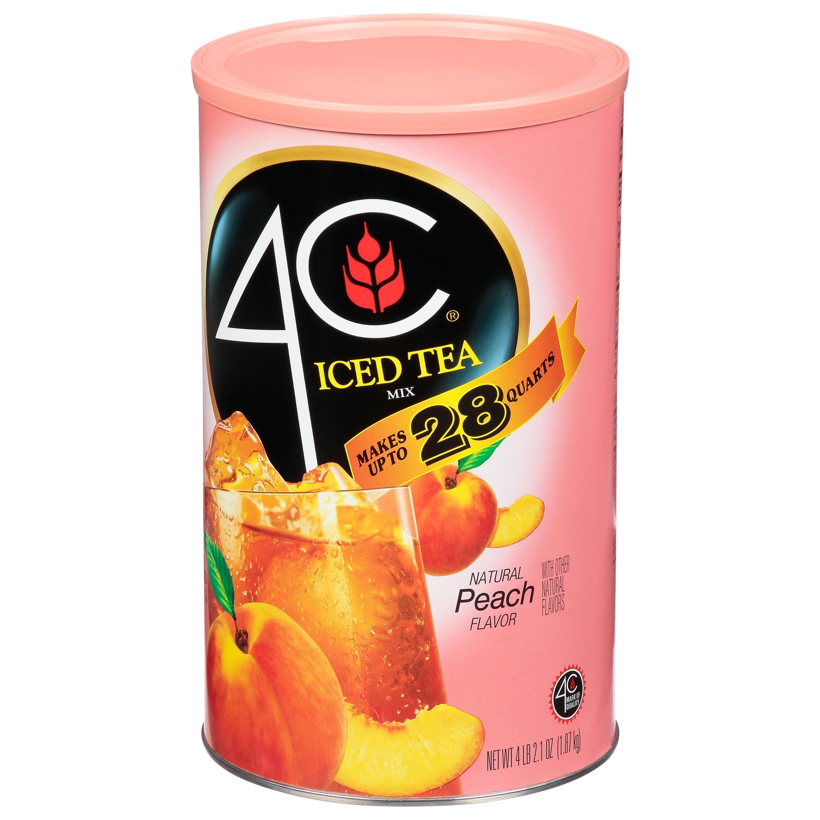 Natural Peach Iced Tea Mix, 66.1 oz (4lbs 2.1oz)