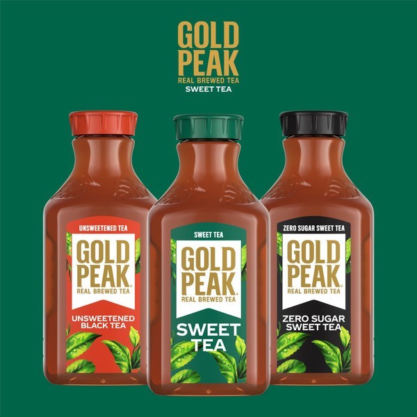 Gold Peak Sweet Zero Sugar Unsweetened Tea 76oz 3 Pack Variety Drink