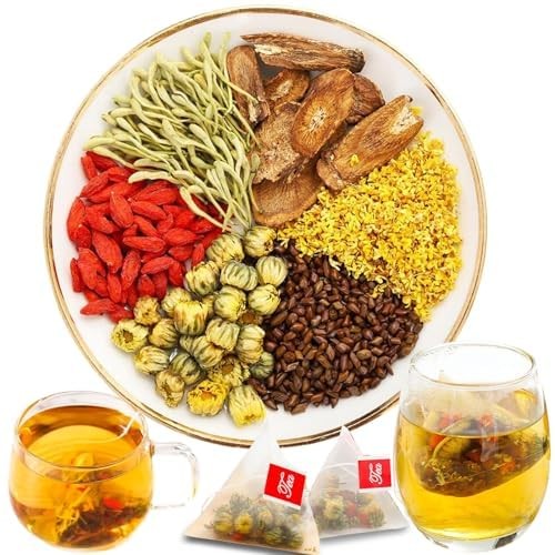 Chrysanthemum Cassia Seed & Burdock Goji Berry Tea, & Detox Herbal