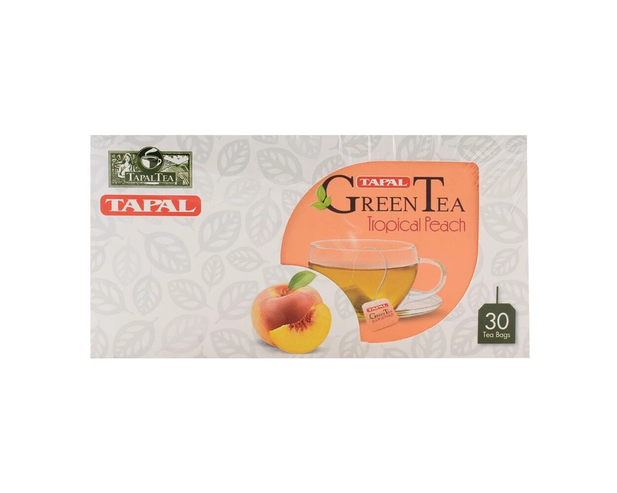 Tapal Green Tea tropical Peach 30 Tea bags free Shipping usa!!!